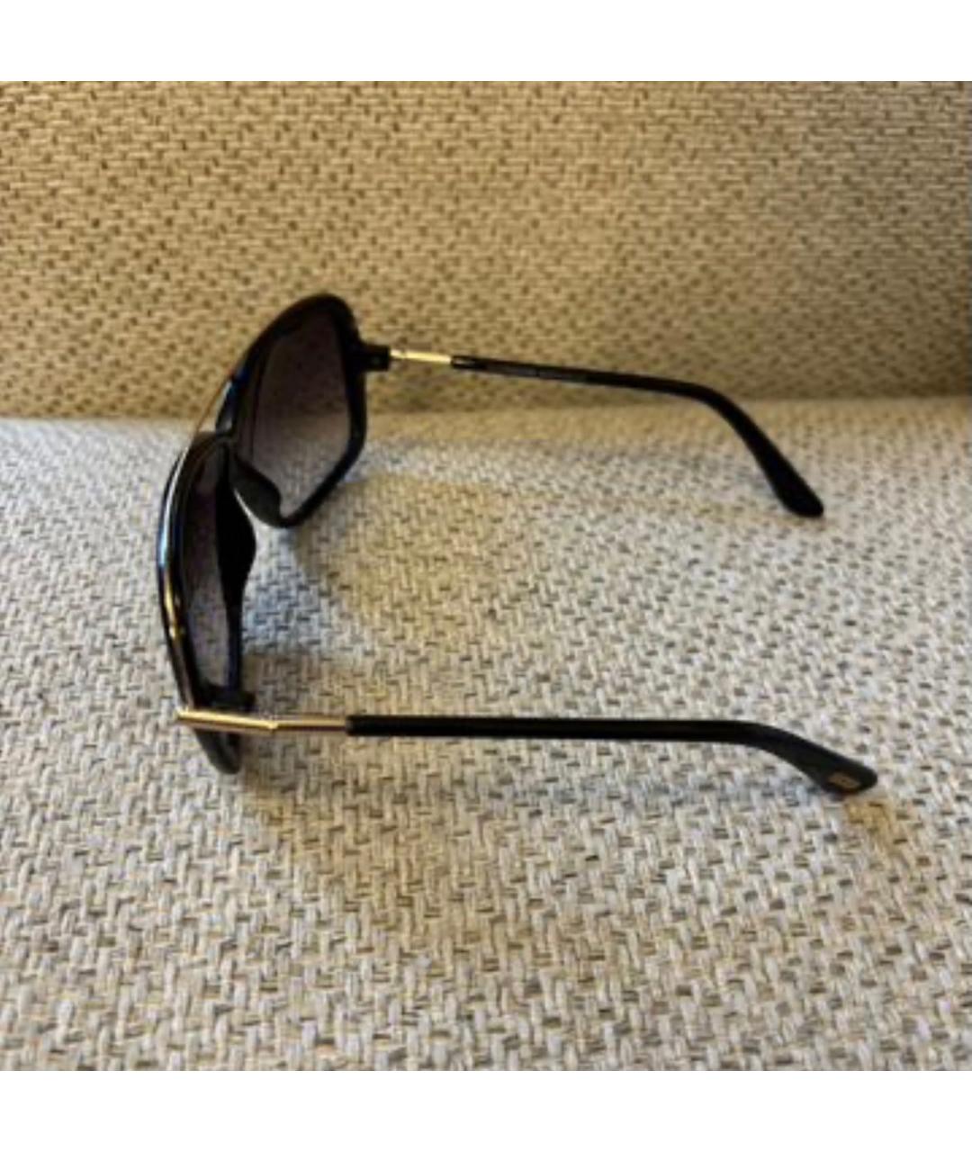 TOM FORD Черные пластиковые солнцезащитные очки, фото 2