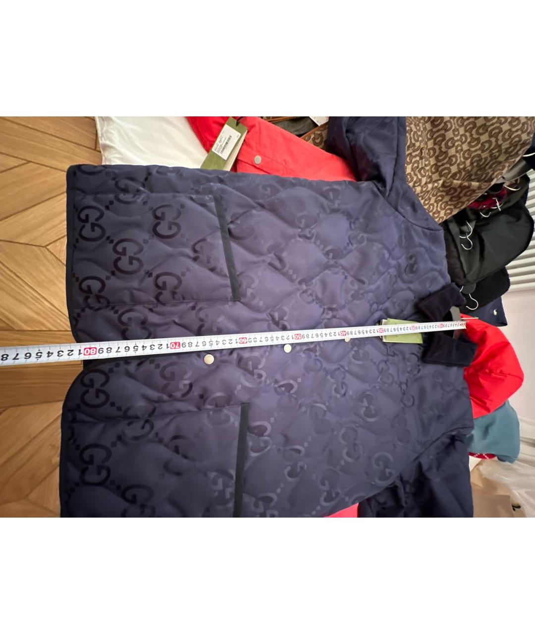 GUCCI Темно-синяя куртка, фото 6