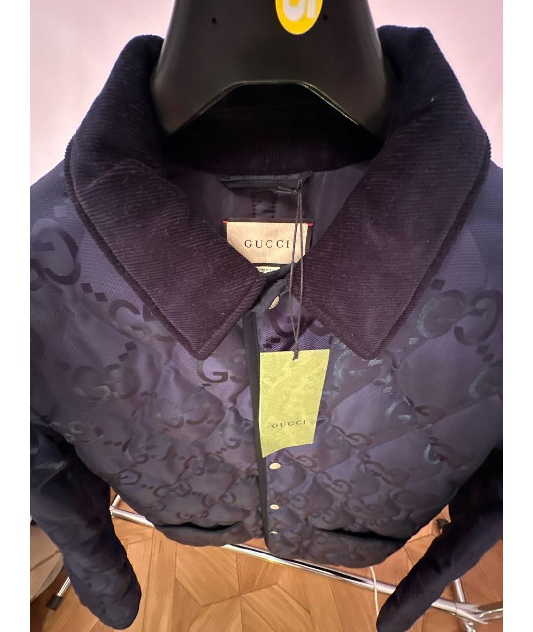 GUCCI Темно-синяя куртка, фото 3