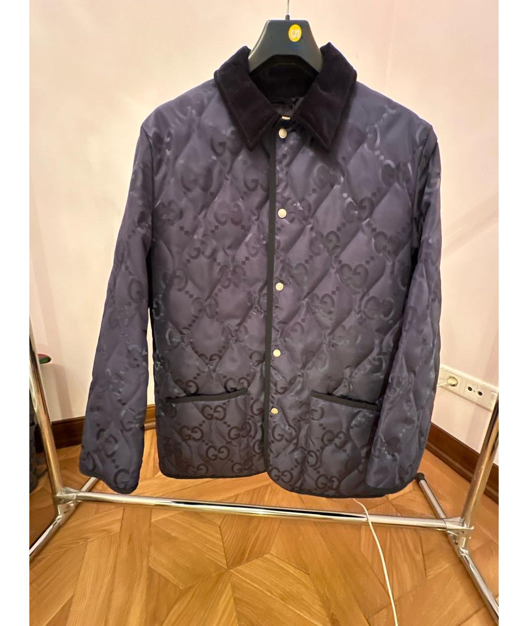 GUCCI Темно-синяя куртка, фото 9