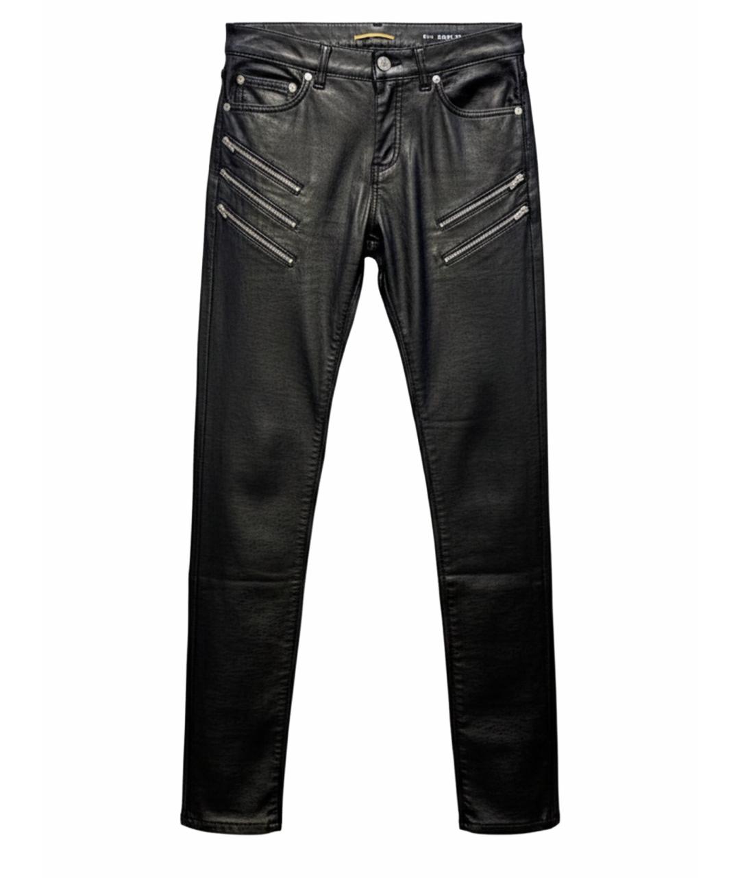 SAINT LAURENT Черные джинсы слим, фото 1