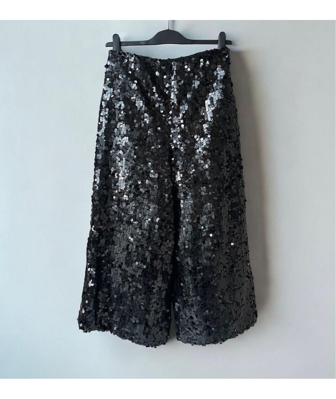 CHANEL Черные полиэстеровые кюлоты, фото 2