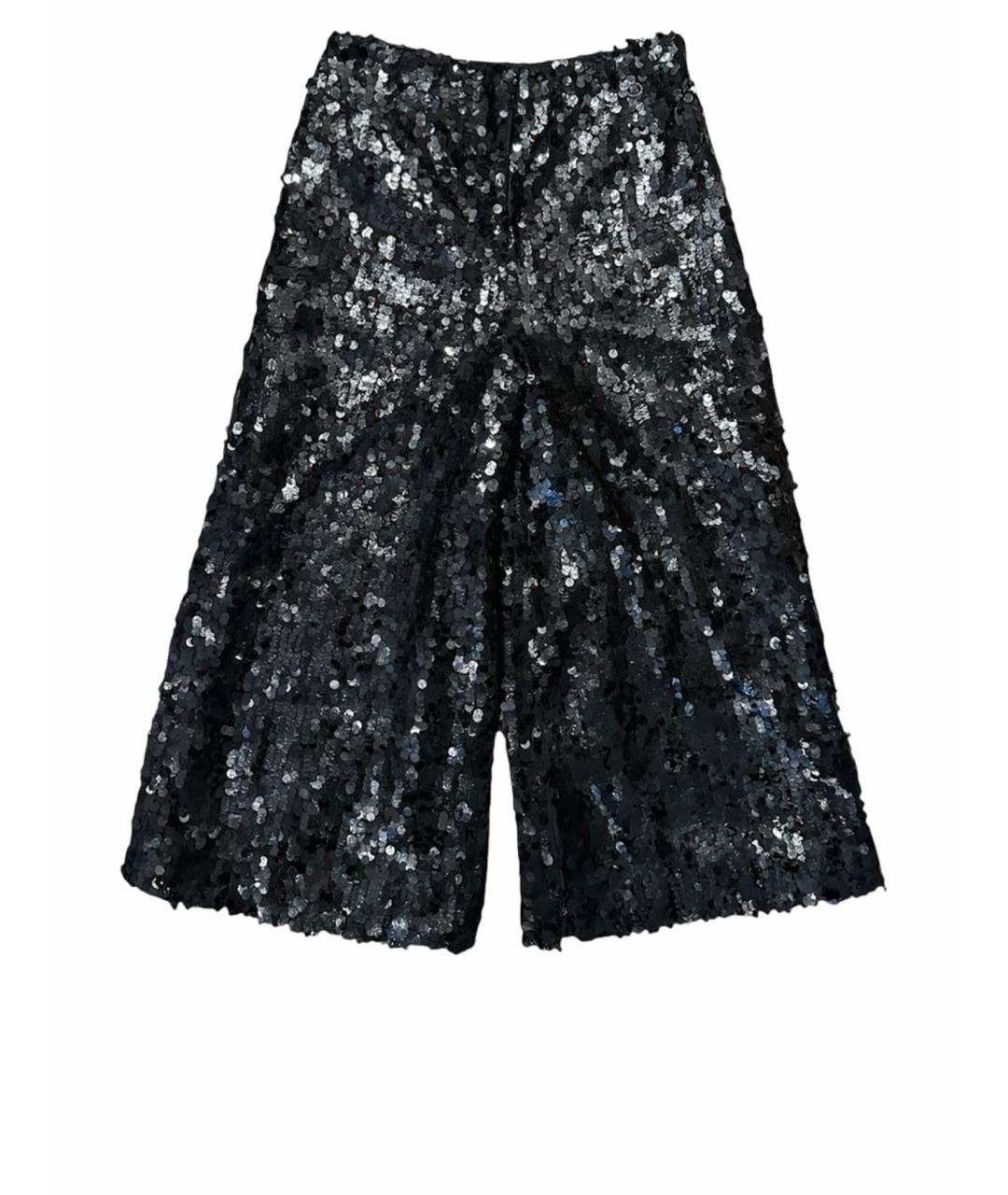 CHANEL Черные полиэстеровые кюлоты, фото 1