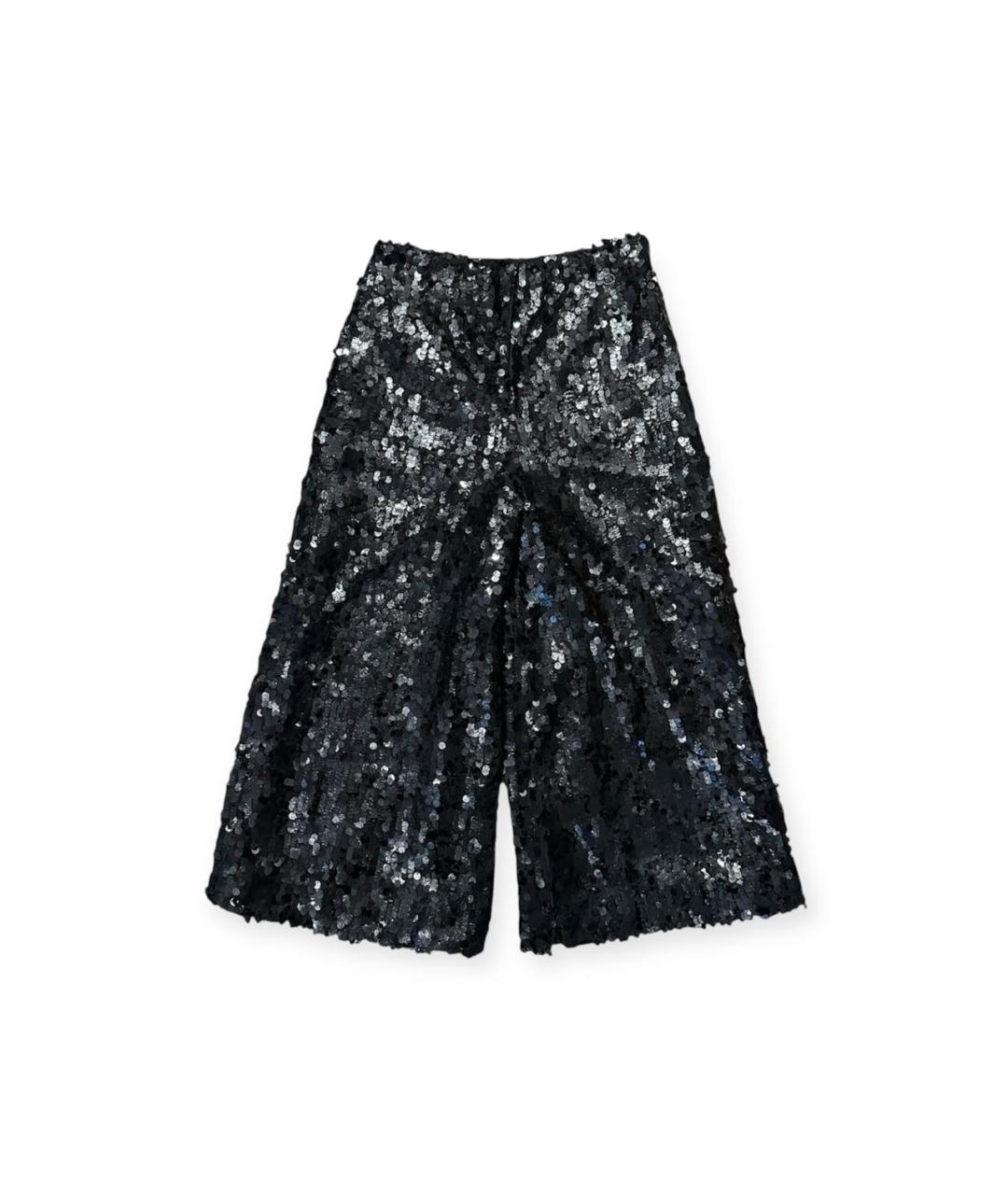 CHANEL Черные полиэстеровые кюлоты, фото 9