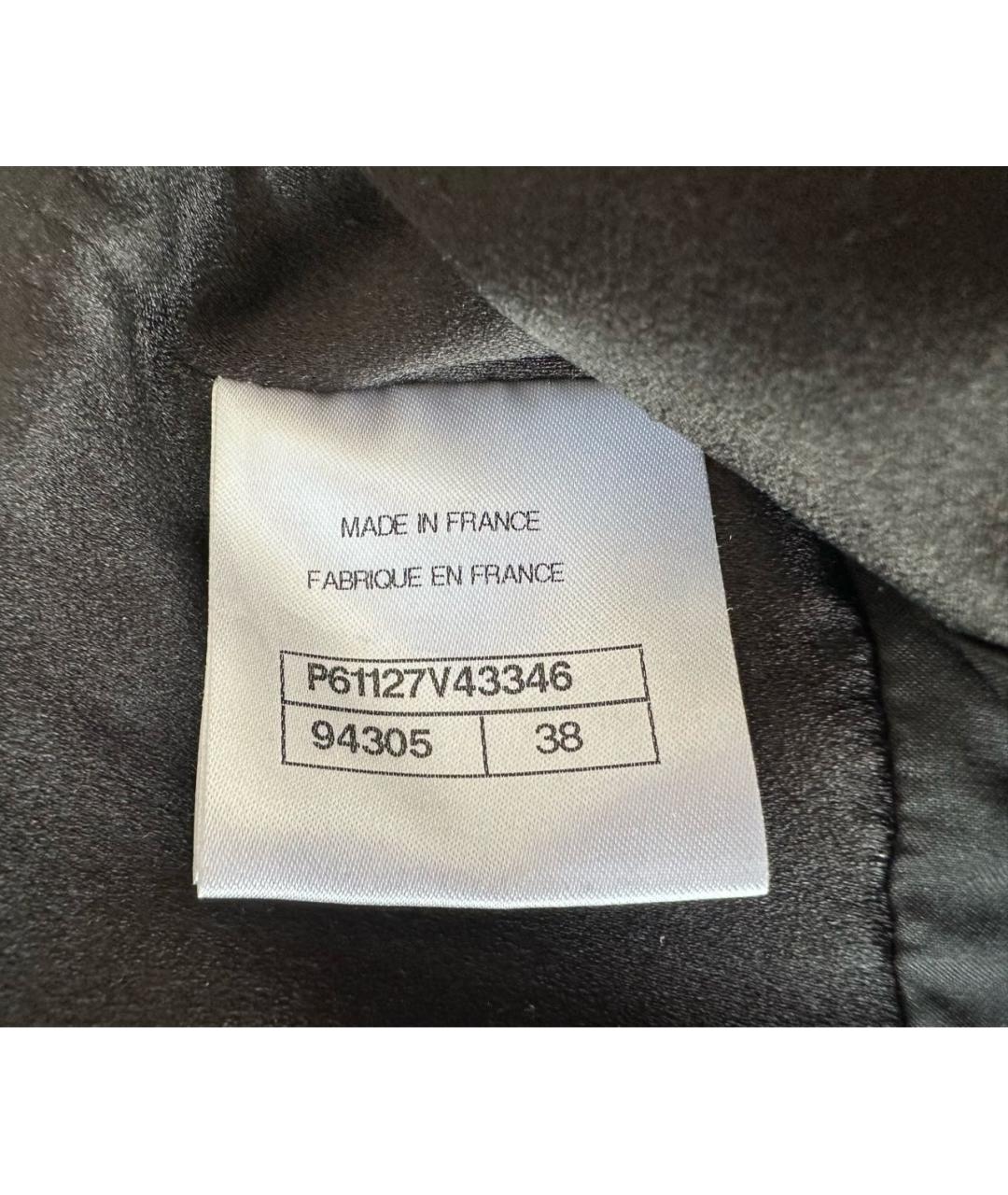 CHANEL Черные полиэстеровые кюлоты, фото 7