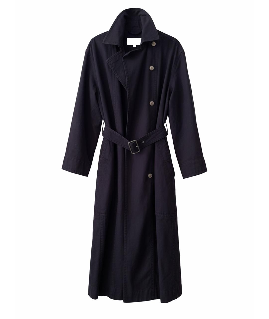 ISABEL MARANT ETOILE Темно-синий деним тренч/плащ, фото 1