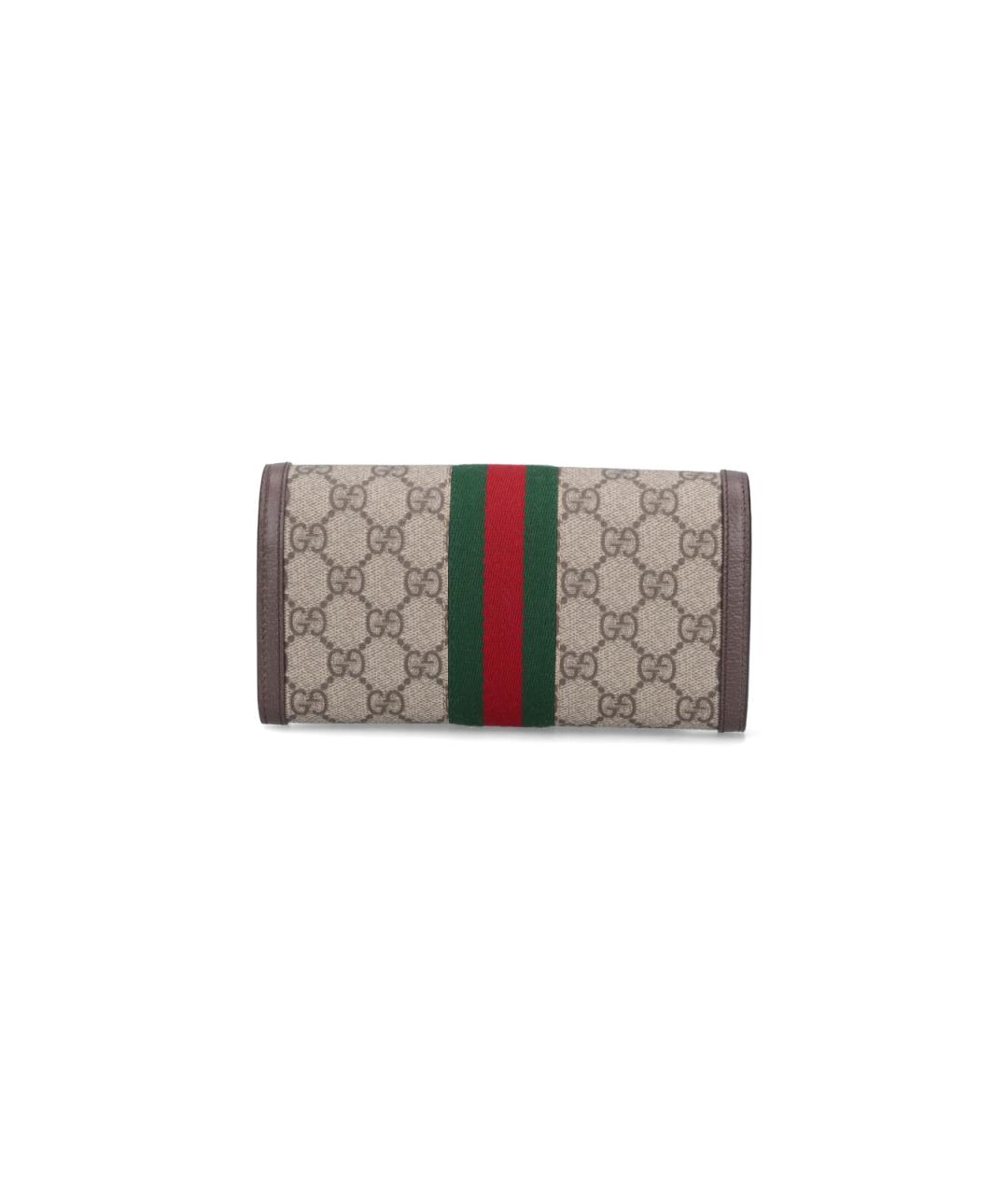 GUCCI Бежевый кошелек, фото 3