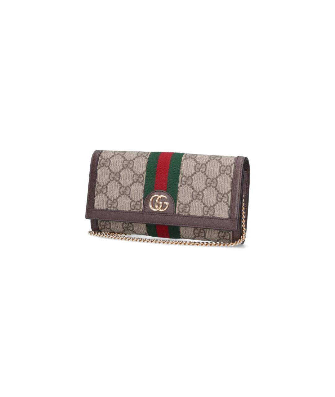 GUCCI Бежевый кошелек, фото 2