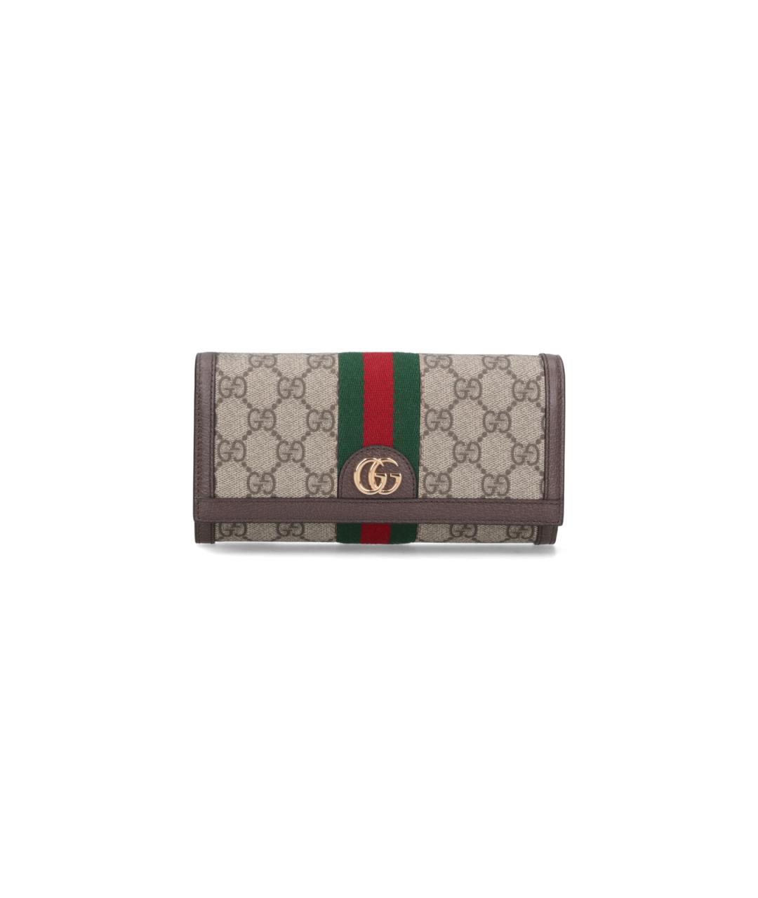 GUCCI Бежевый кошелек, фото 1
