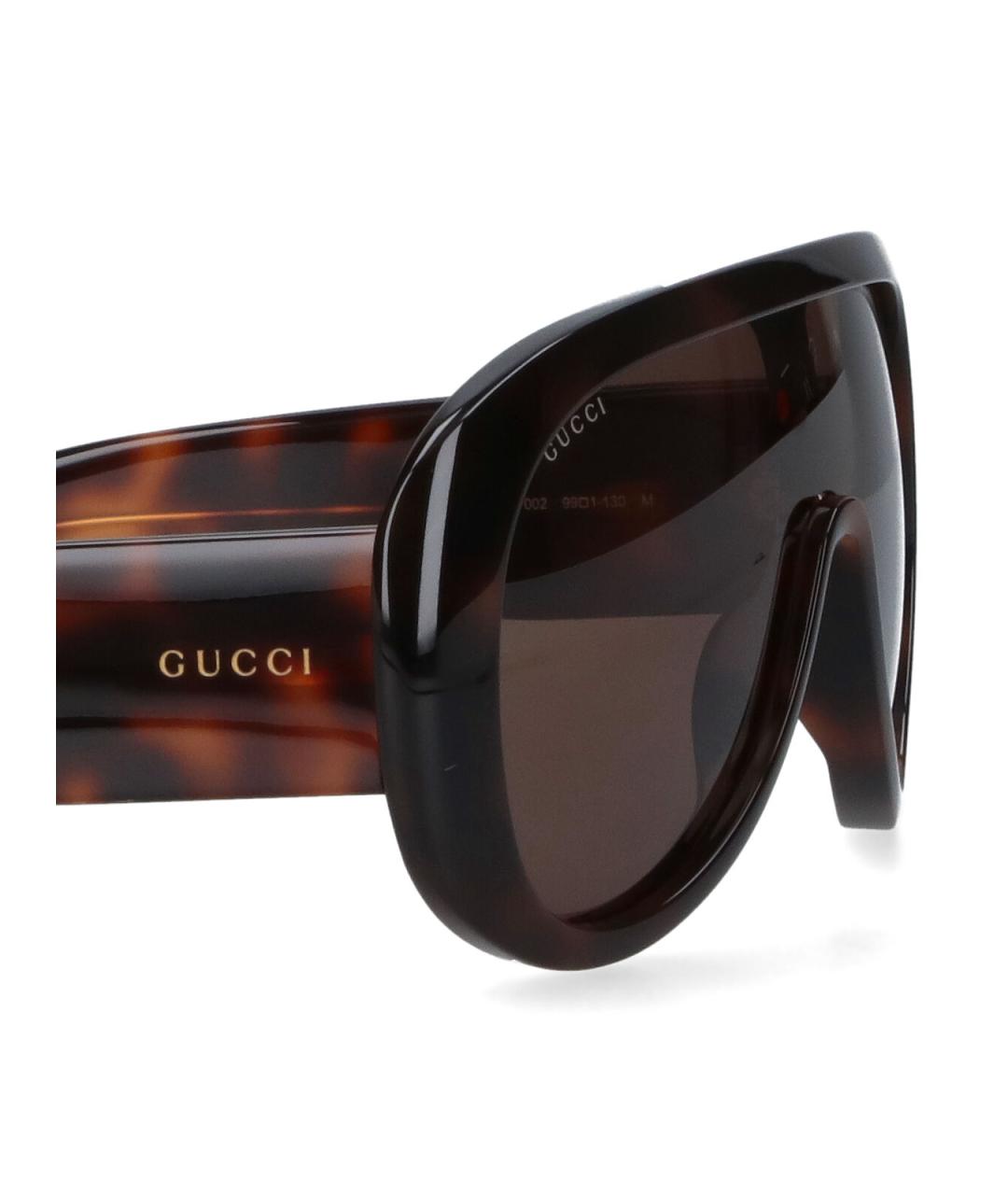 GUCCI Коричневые солнцезащитные очки, фото 3