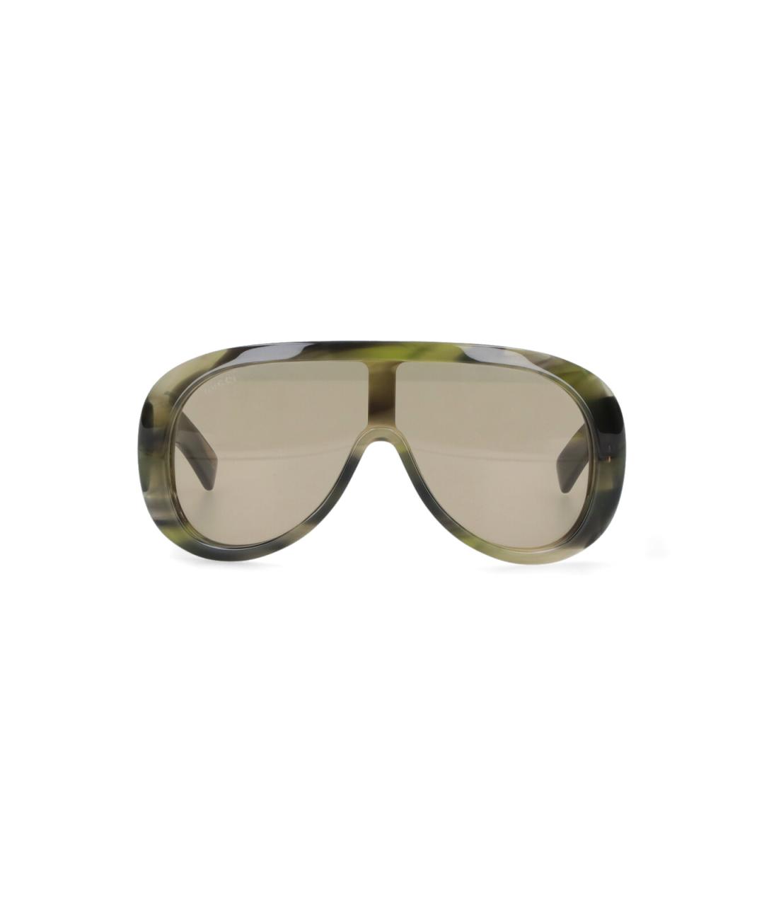 GUCCI Зеленые солнцезащитные очки, фото 1