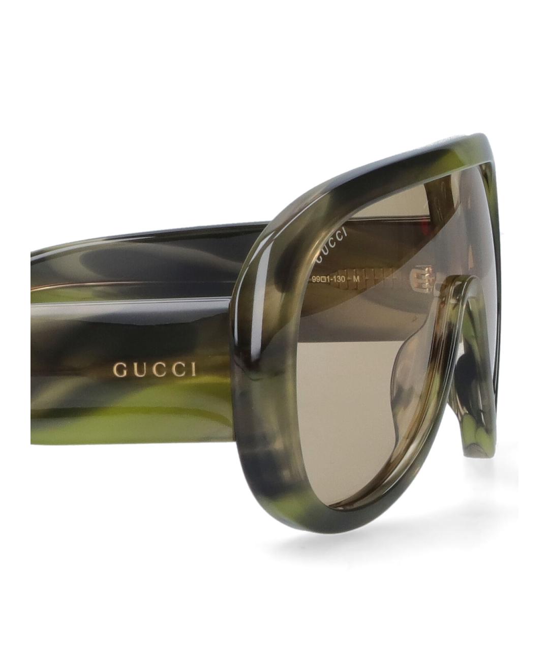 GUCCI Зеленые солнцезащитные очки, фото 3