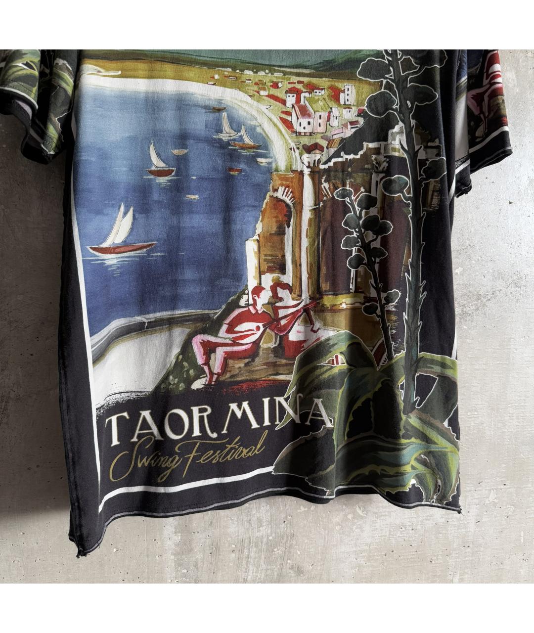 DOLCE&GABBANA Мульти хлопковая футболка, фото 7