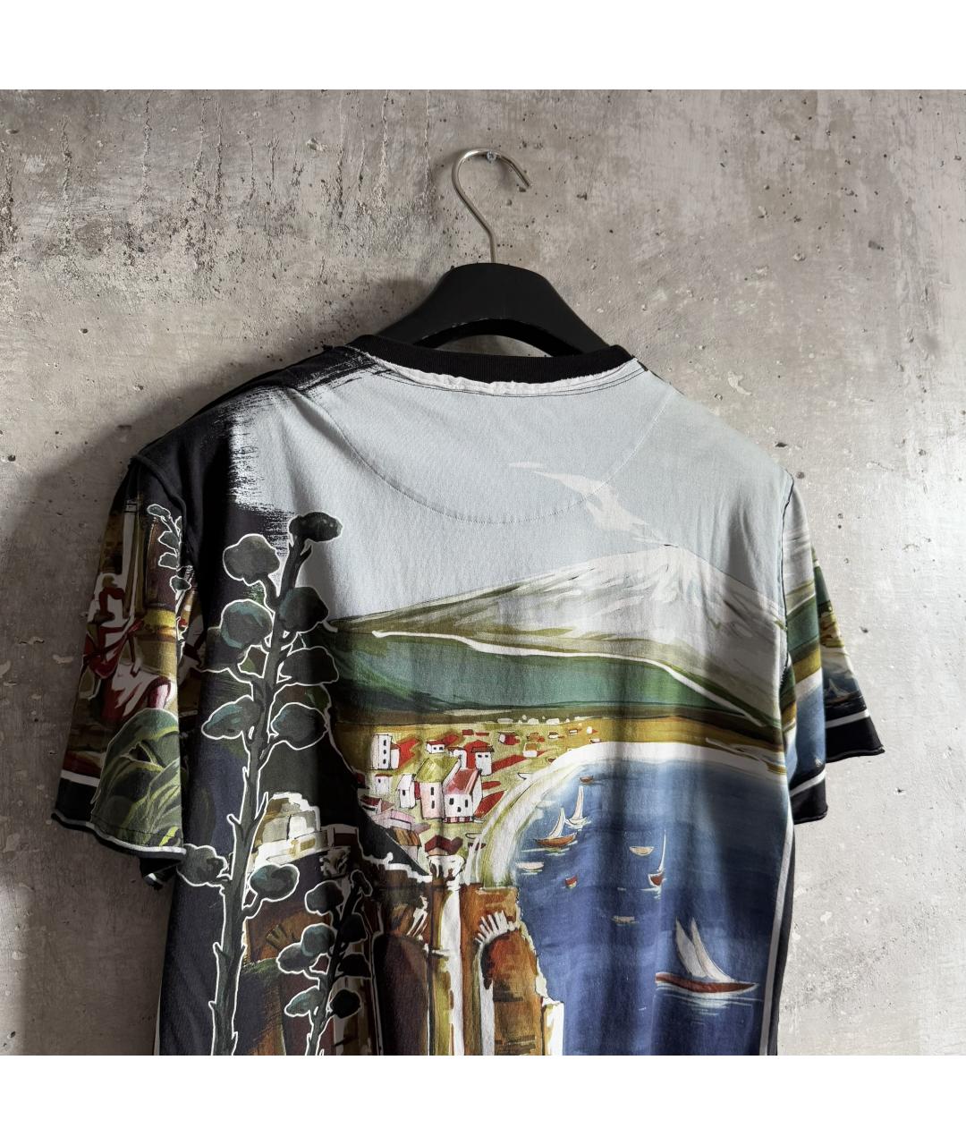 DOLCE&GABBANA Мульти хлопковая футболка, фото 3