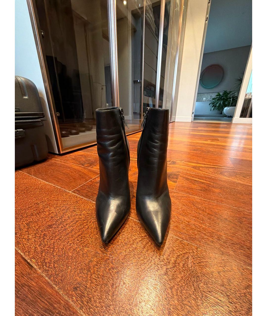 CASADEI Черные кожаные ботильоны, фото 3