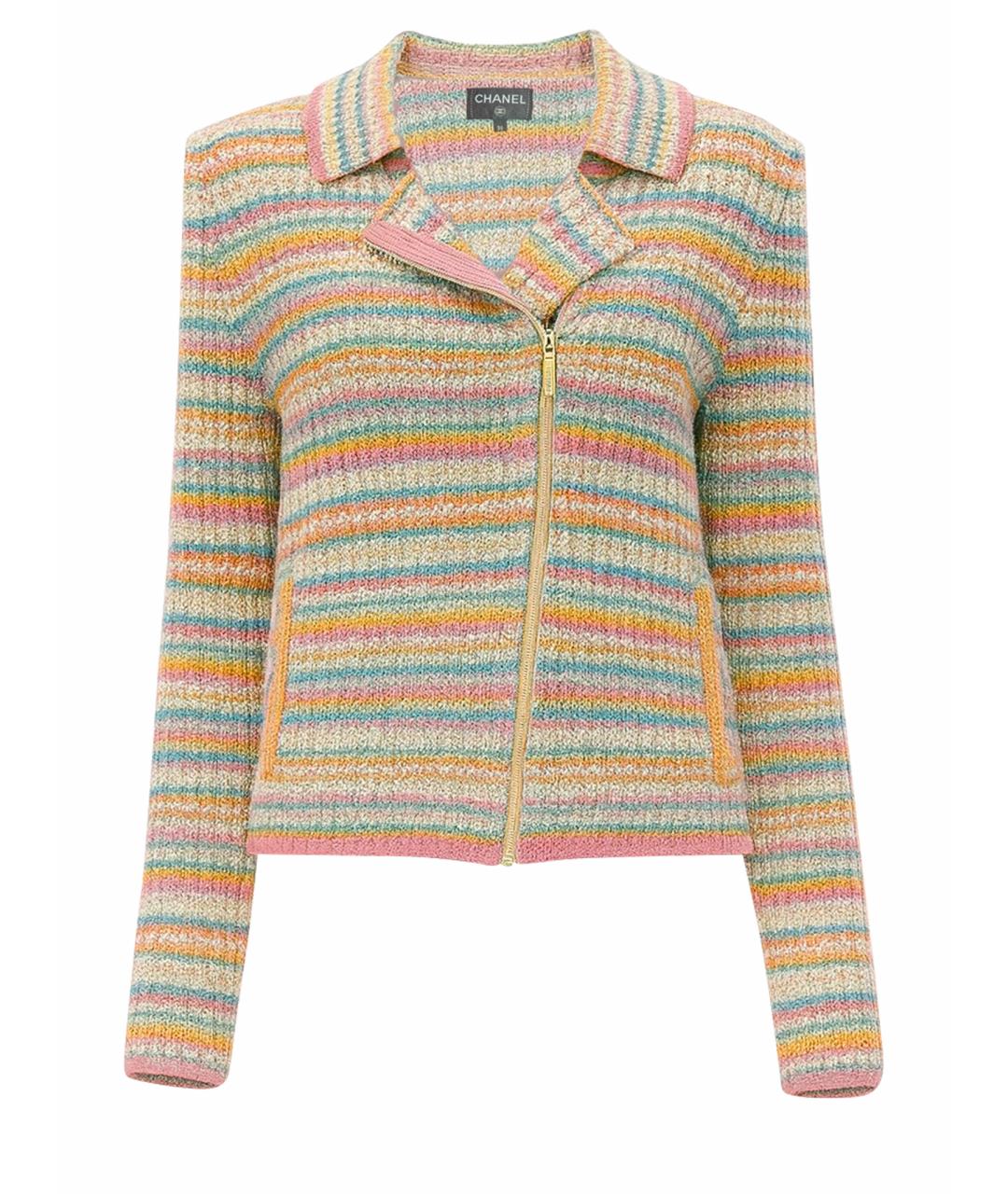 CHANEL Мульти хлопковый жакет/пиджак, фото 1