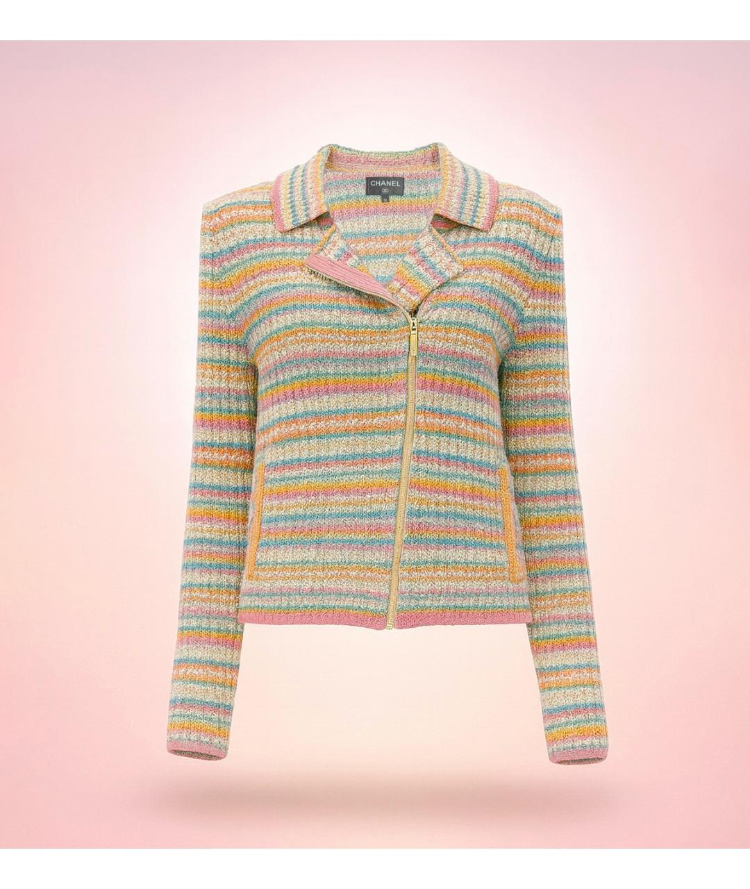 CHANEL Мульти хлопковый жакет/пиджак, фото 7