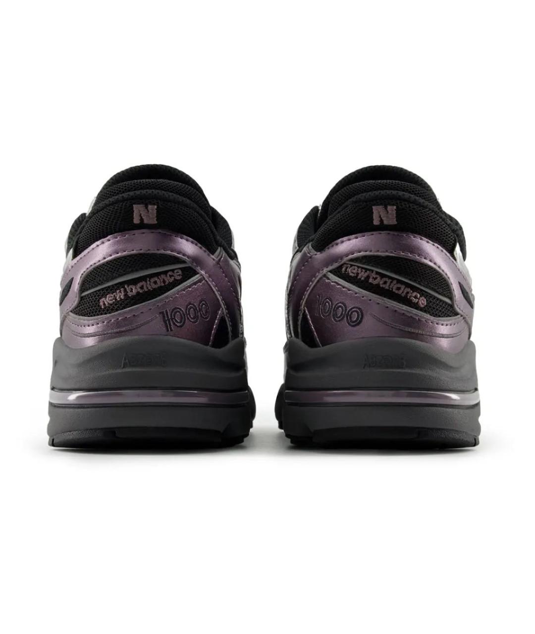 NEW BALANCE Фиолетовые кожаные низкие кроссовки / кеды, фото 5