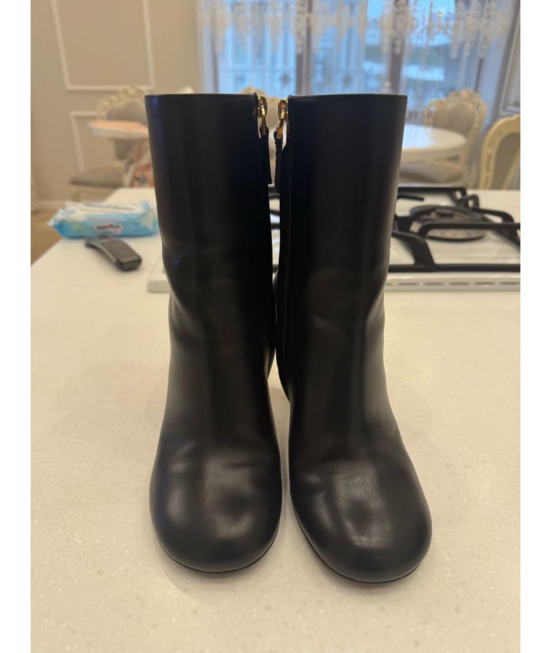 GIVENCHY Черные кожаные ботильоны, фото 3