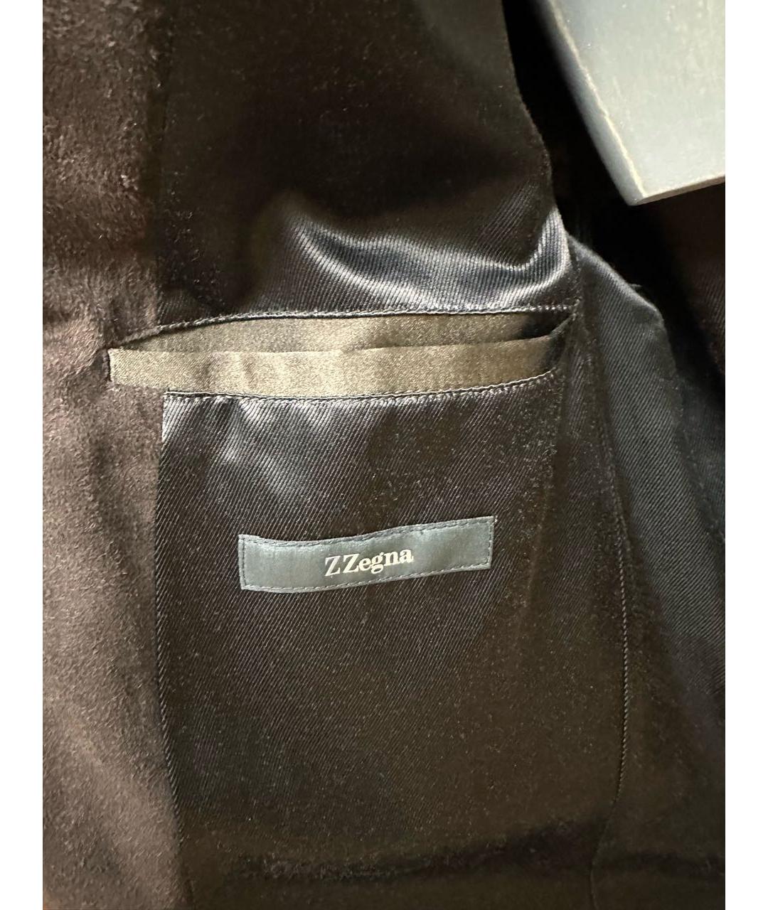 ZZEGNA Коричневый замшевый тренч / плащ, фото 8