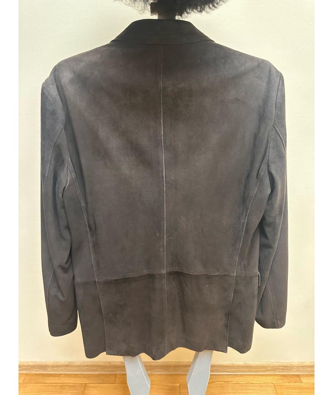 ZZEGNA Коричневый замшевый тренч / плащ, фото 2