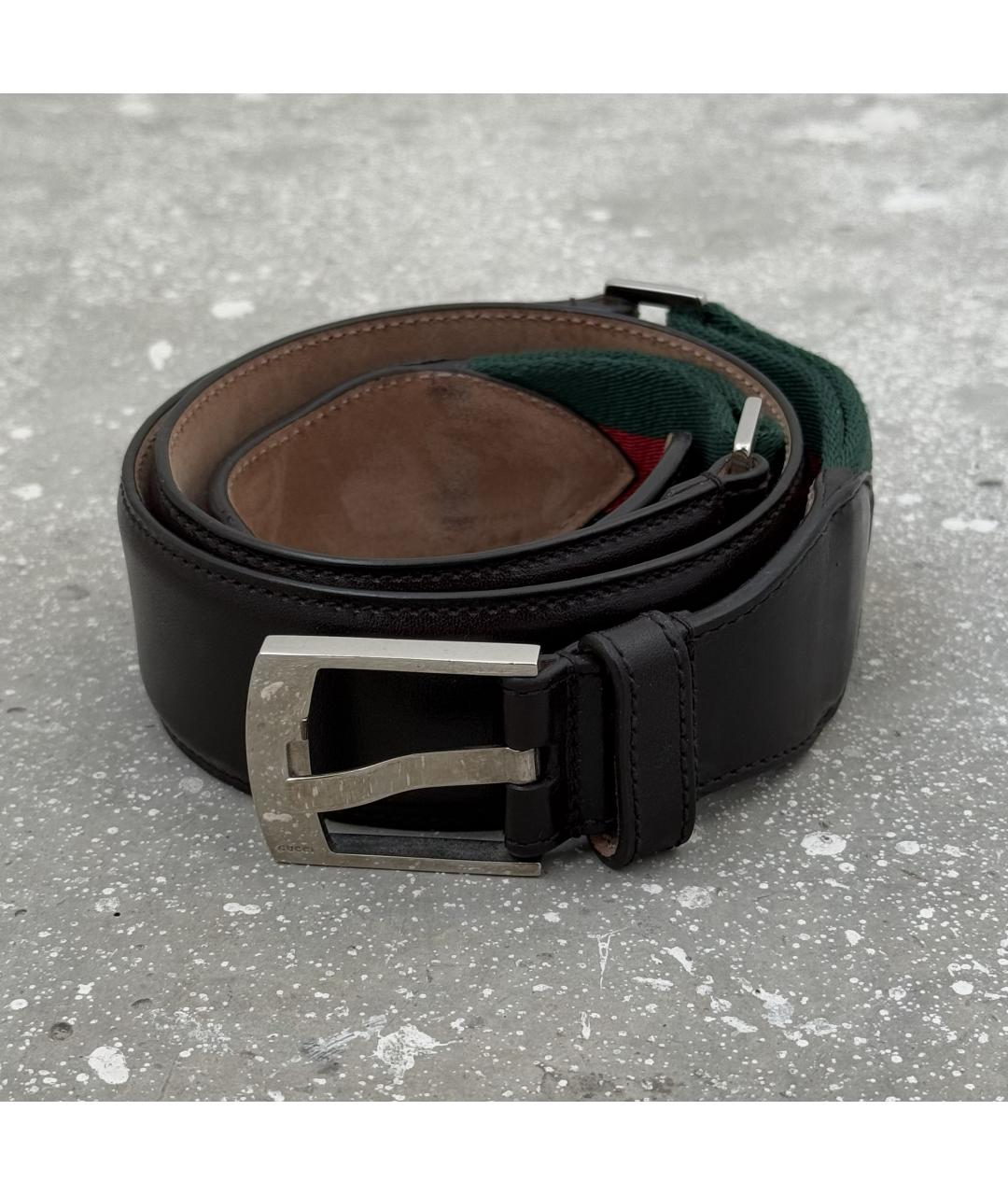 GUCCI Коричневый кожаный ремень, фото 7