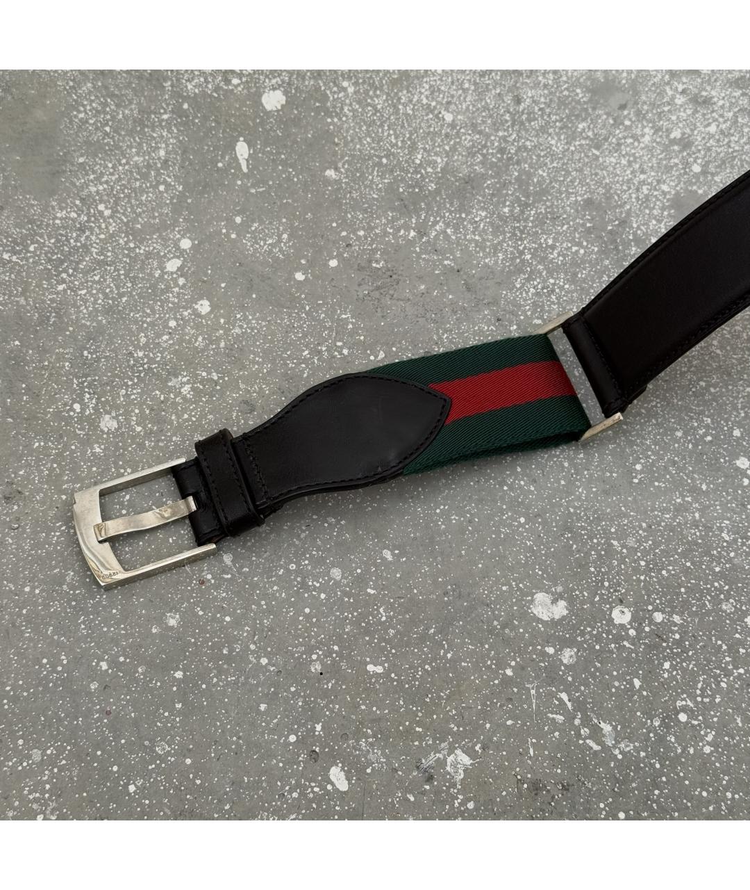 GUCCI Коричневый кожаный ремень, фото 5