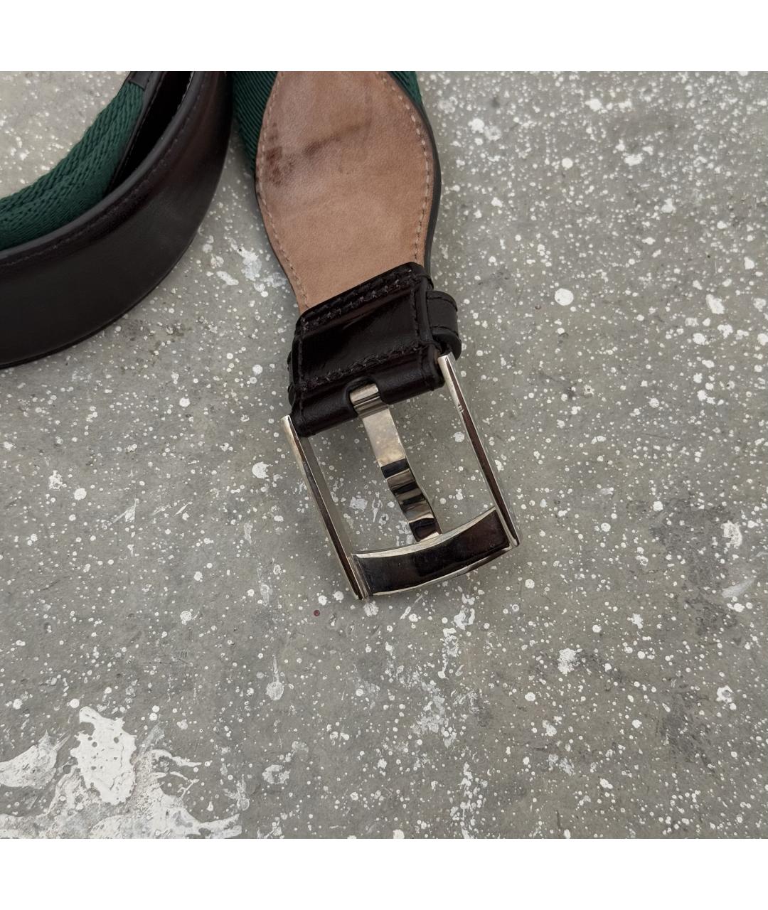 GUCCI Коричневый кожаный ремень, фото 3