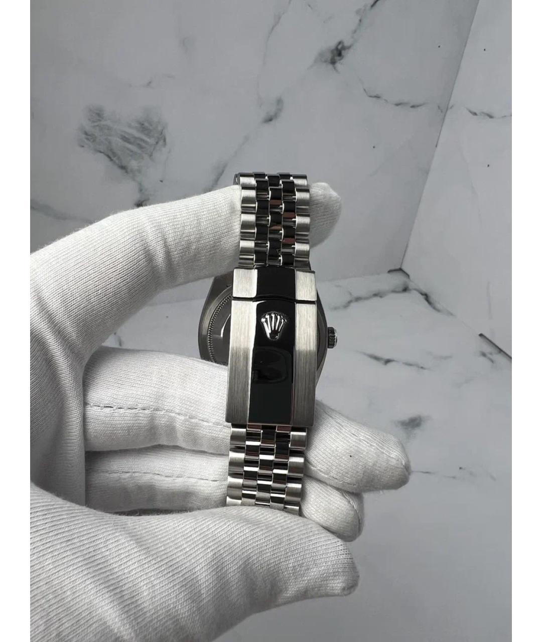 ROLEX Синие металлические часы, фото 7