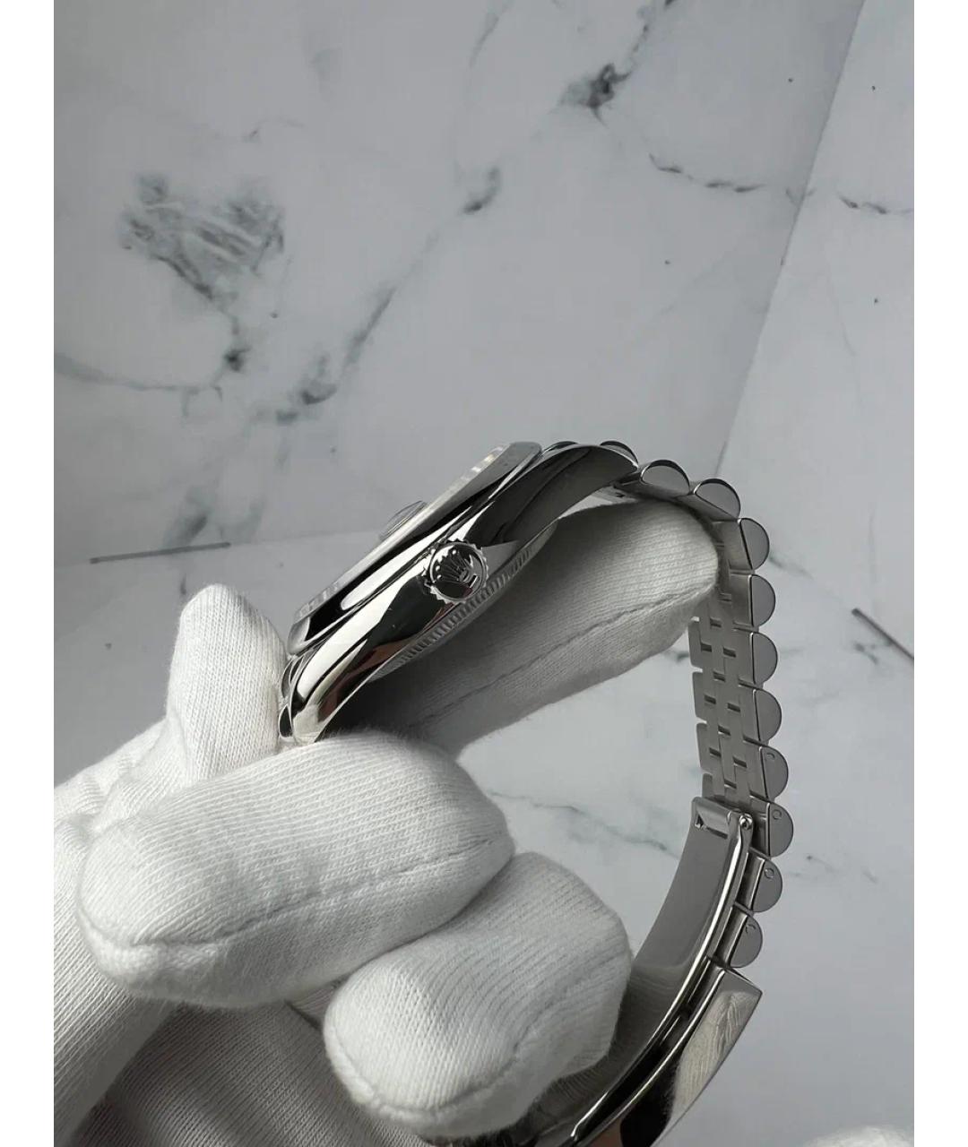 ROLEX Синие металлические часы, фото 4