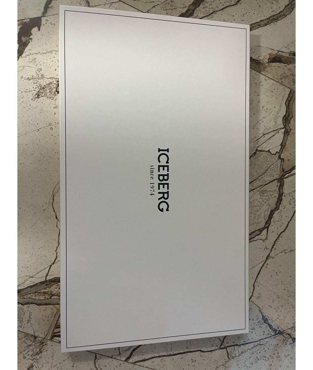 ICEBERG Черные кожаные сапоги, фото 4