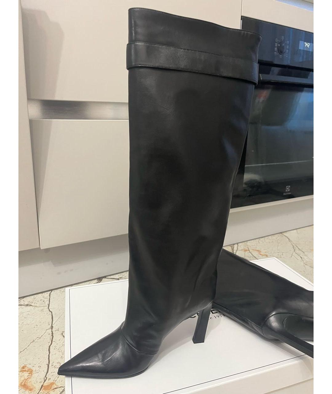 ICEBERG Черные кожаные сапоги, фото 3