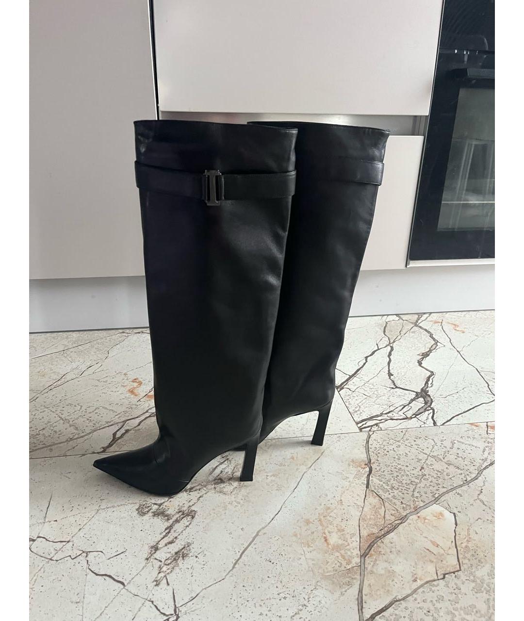 ICEBERG Черные кожаные сапоги, фото 8