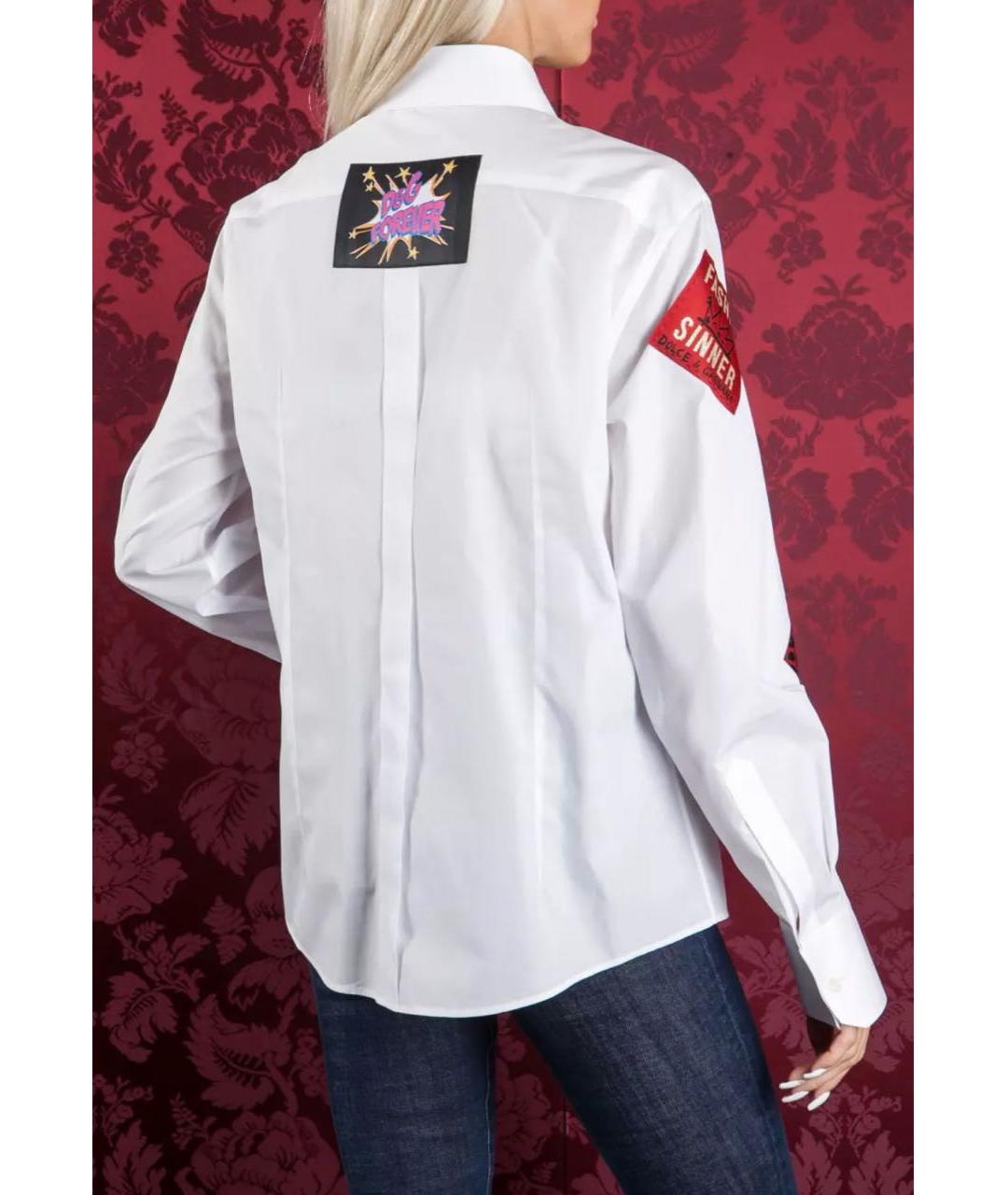 DOLCE&GABBANA Мульти хлопковая рубашка, фото 4