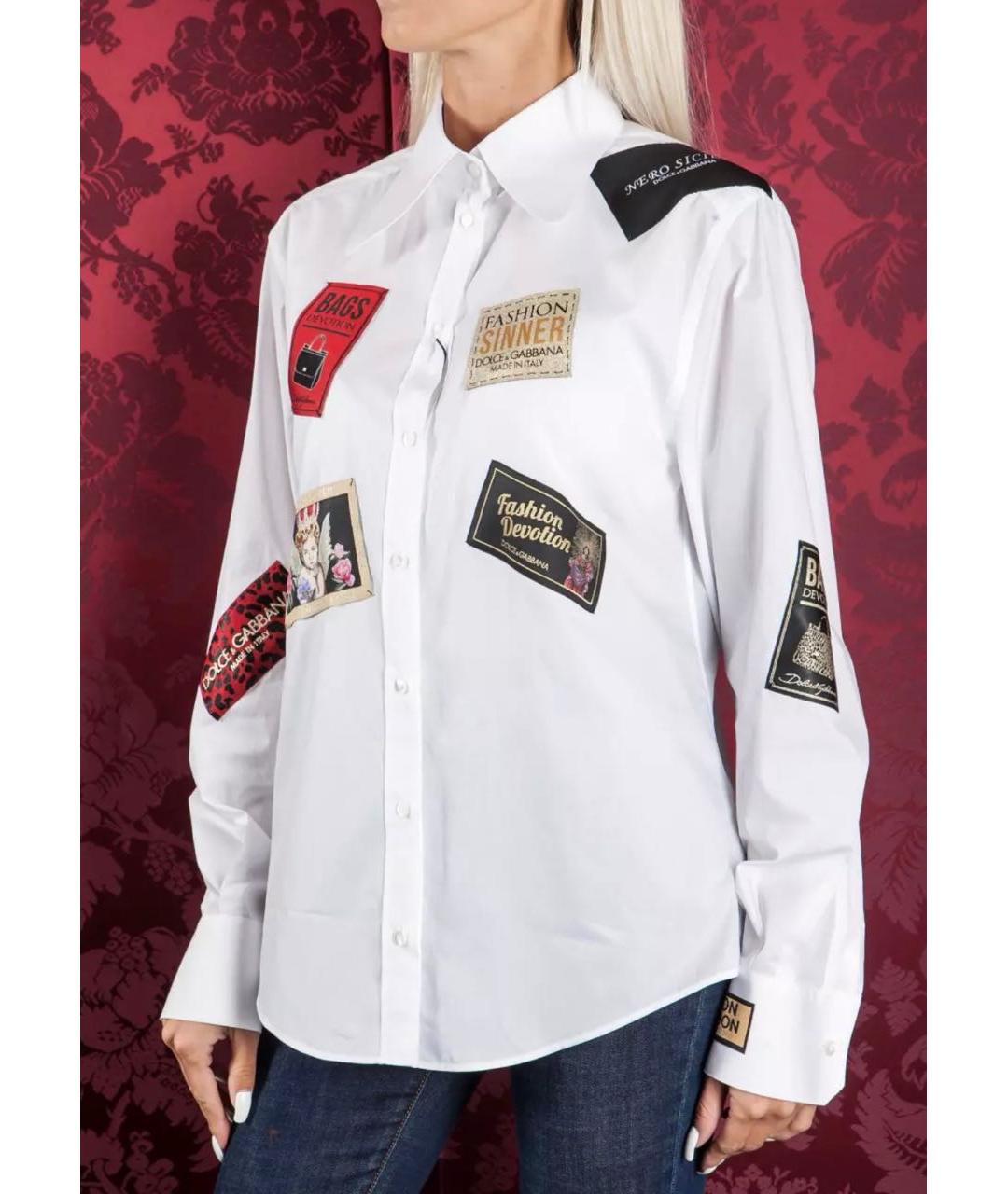 DOLCE&GABBANA Мульти хлопковая рубашка, фото 3