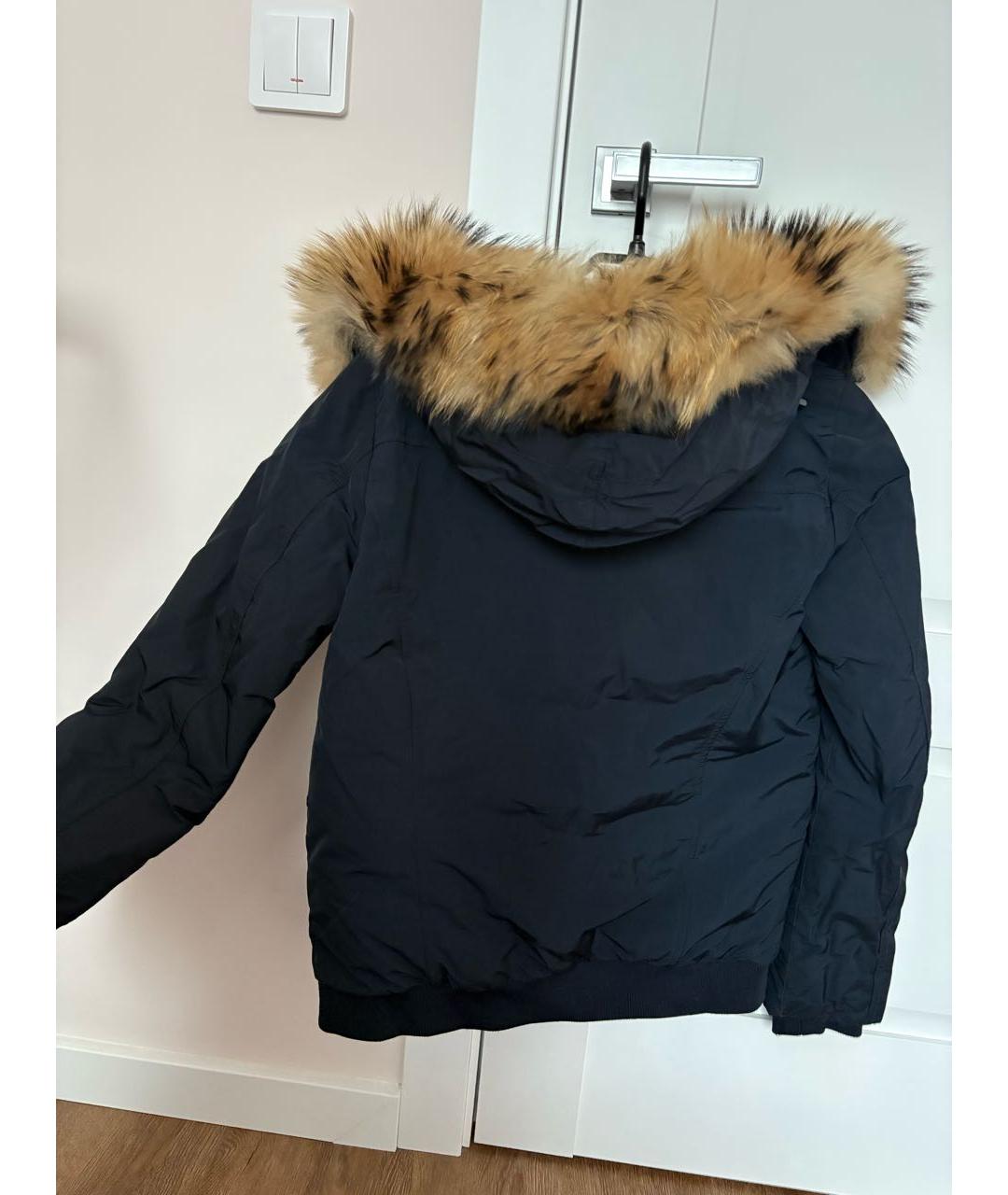 WOOLRICH Темно-синяя полиэстеровая парка, фото 3