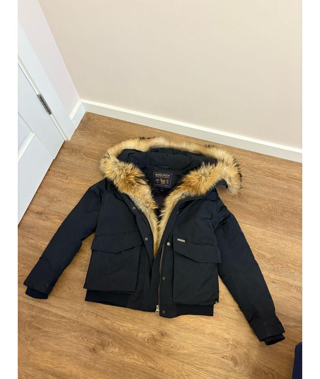 WOOLRICH Темно-синяя полиэстеровая парка, фото 7