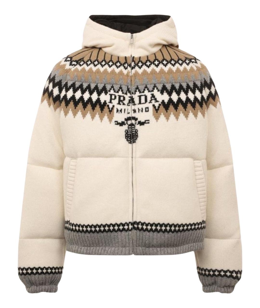 PRADA Бежевая кашемировая куртка, фото 1