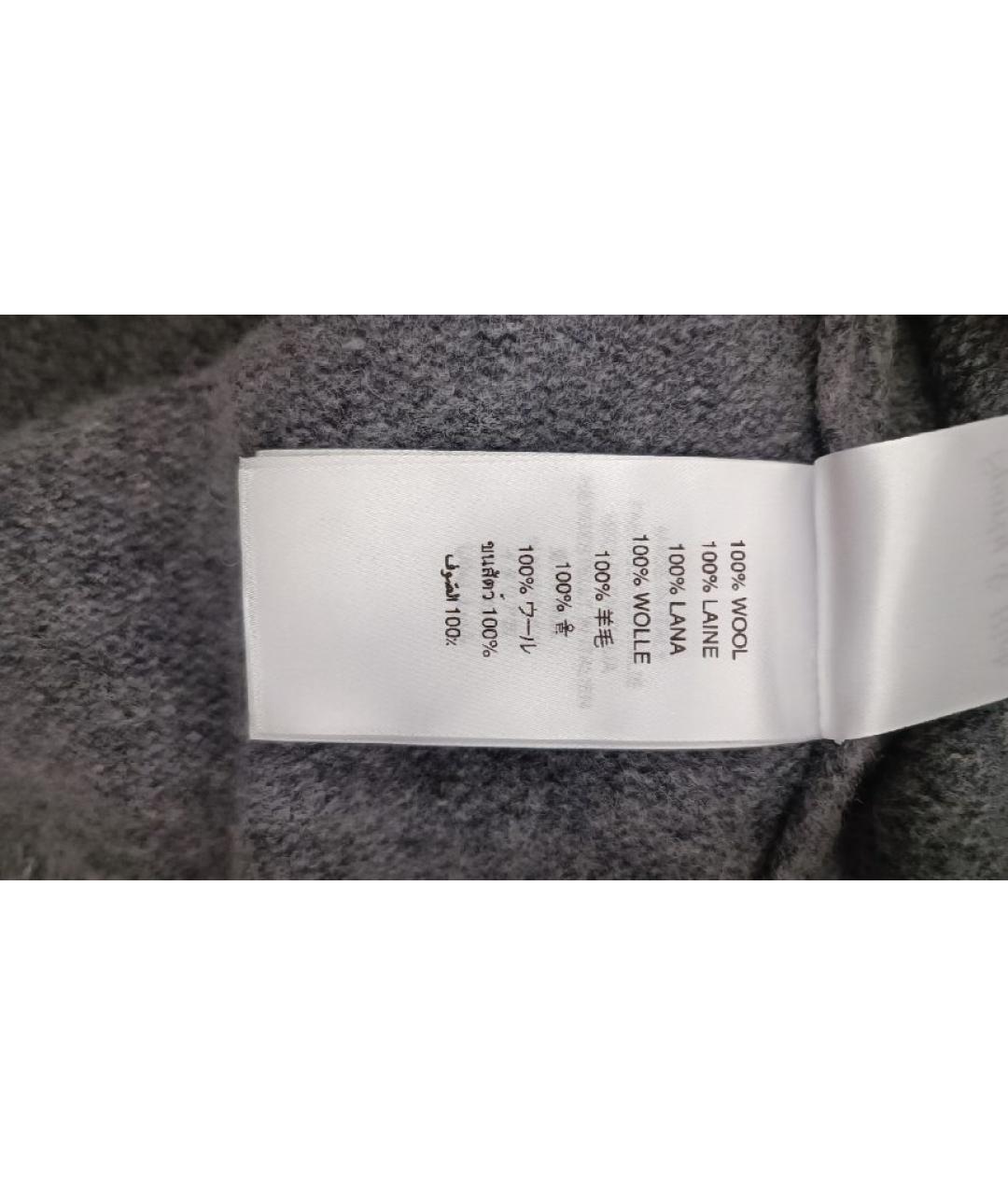 SPORTY AND RICH Серый шерстяной джемпер / свитер, фото 4