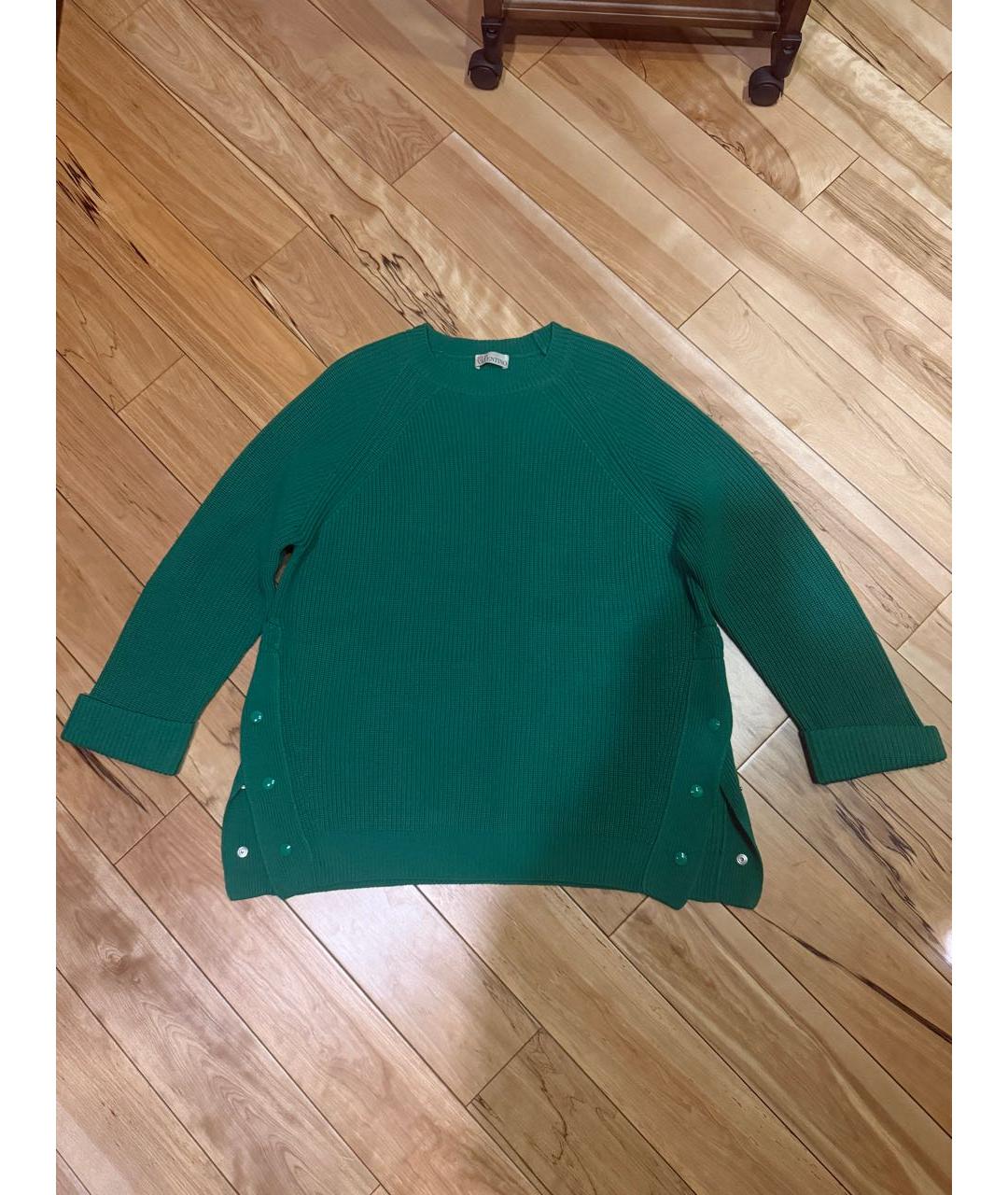 RED VALENTINO Зеленый шерстяной джемпер / свитер, фото 8