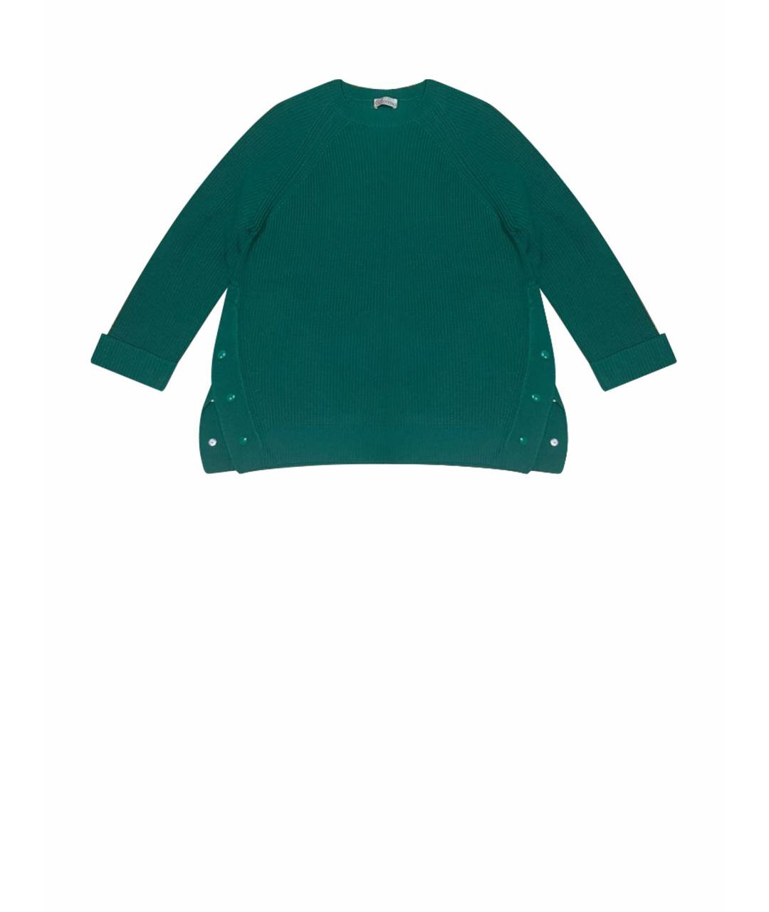 RED VALENTINO Зеленый шерстяной джемпер / свитер, фото 1
