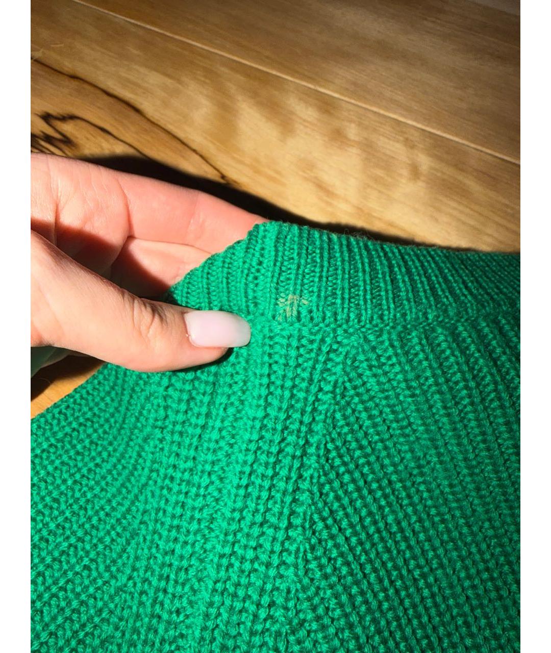 RED VALENTINO Зеленый шерстяной джемпер / свитер, фото 5
