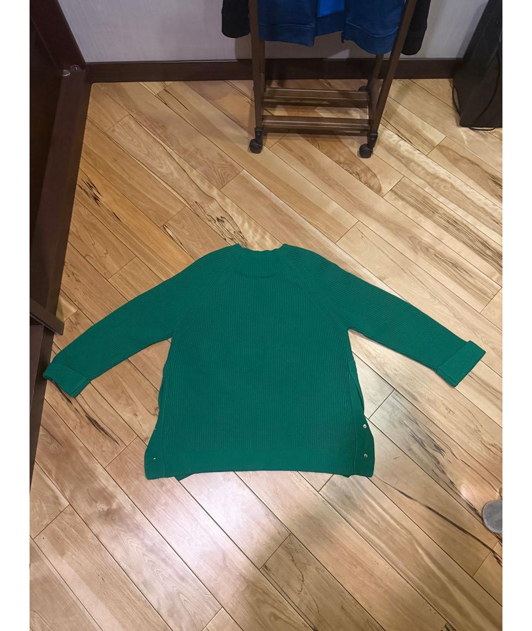 RED VALENTINO Зеленый шерстяной джемпер / свитер, фото 2