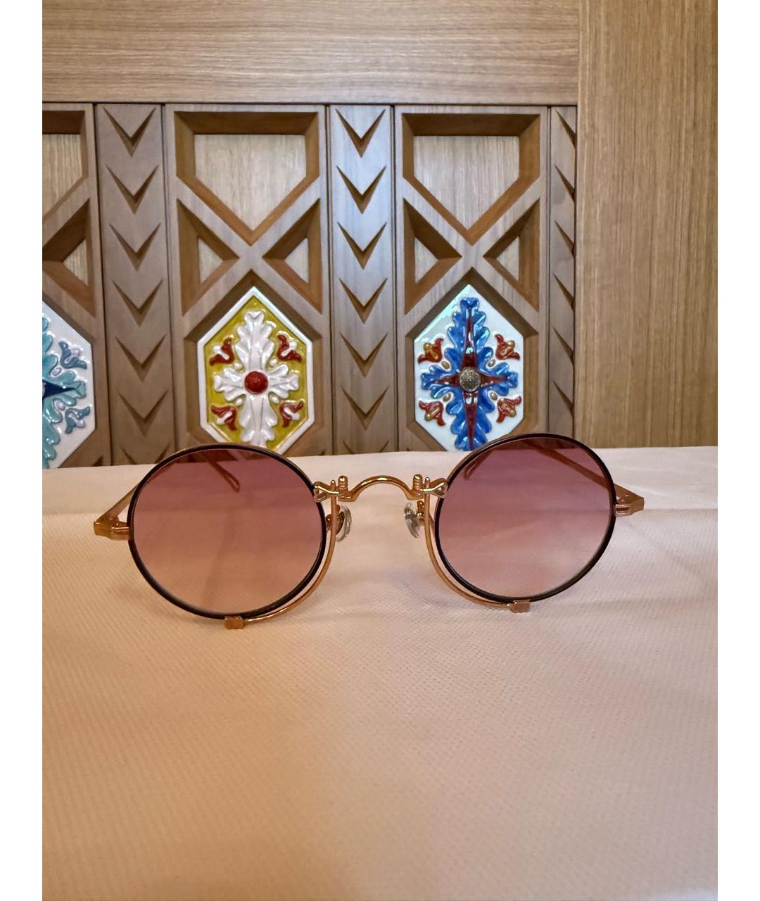 MATSUDA Розовые металлические солнцезащитные очки, фото 2