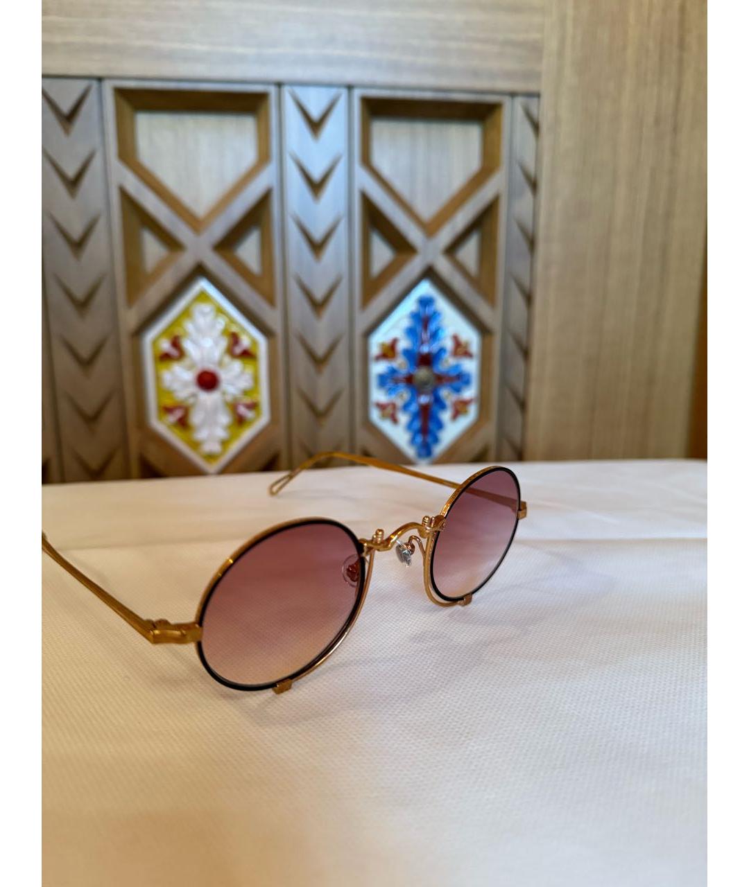 MATSUDA Розовые металлические солнцезащитные очки, фото 4