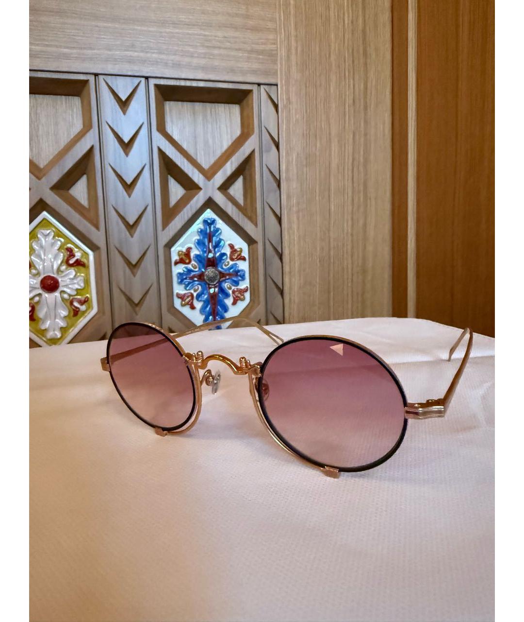 MATSUDA Розовые металлические солнцезащитные очки, фото 7