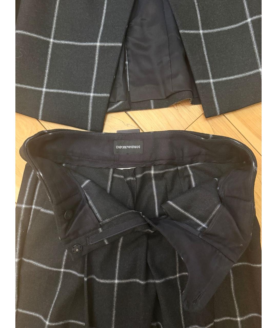 EMPORIO ARMANI Черный костюм с брюками, фото 4