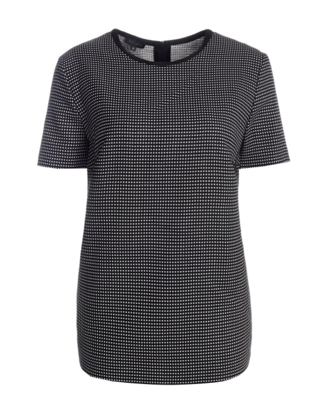 ESCADA Черная шерстяная футболка, фото 1