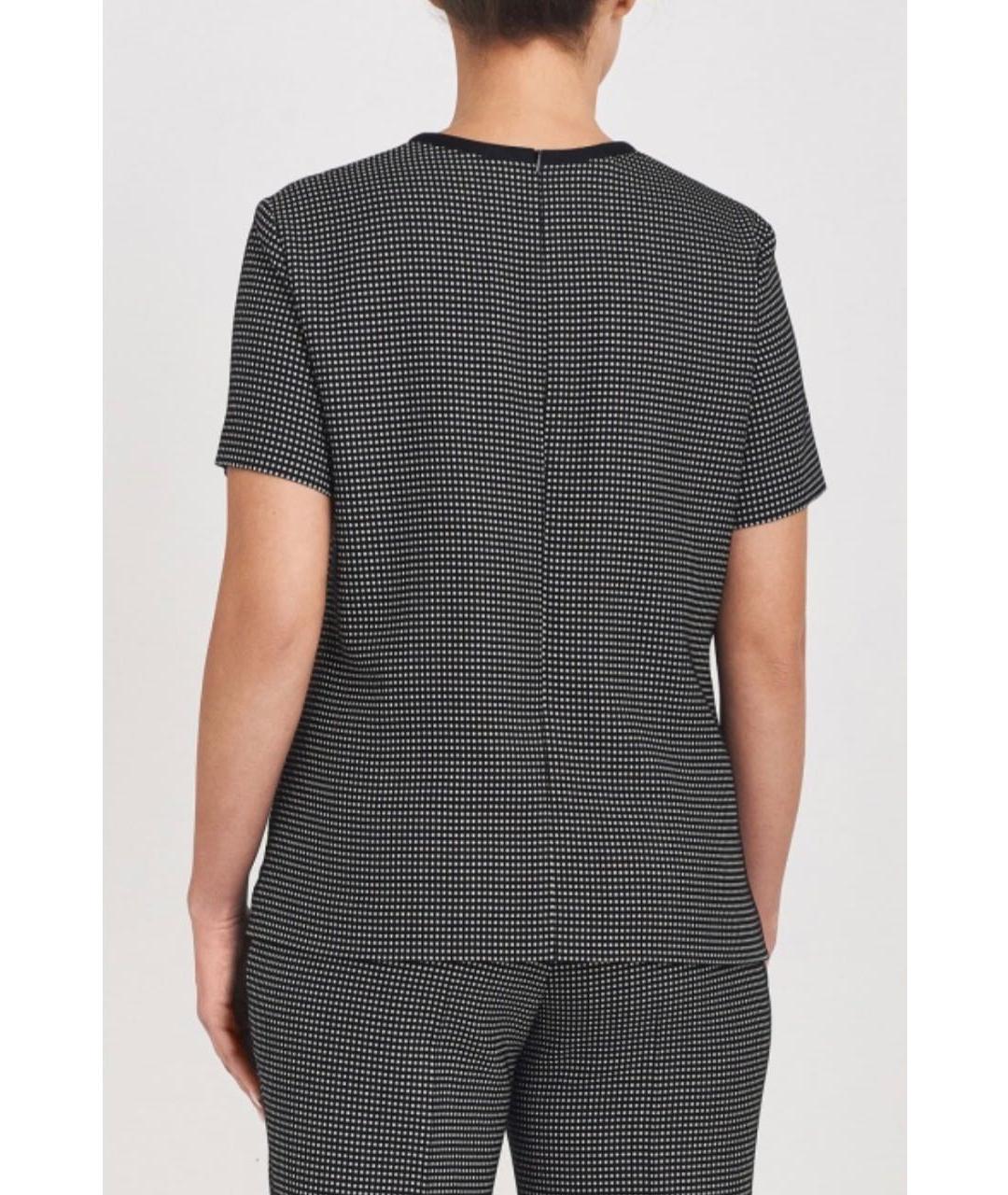 ESCADA Черная шерстяная футболка, фото 3