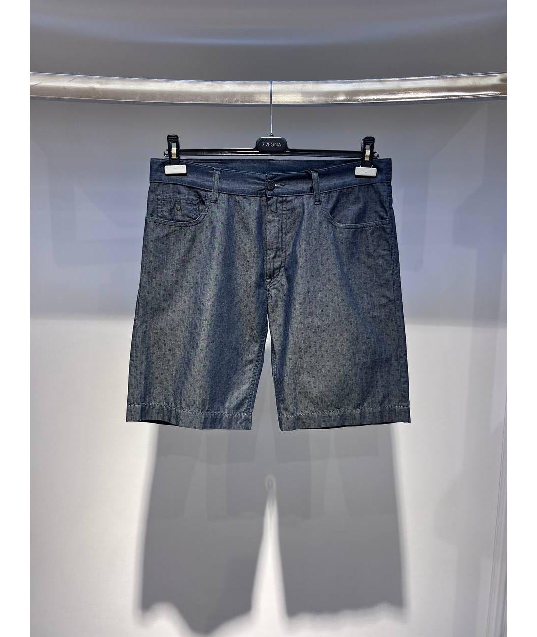 ZZEGNA Серые хлопковые шорты, фото 3